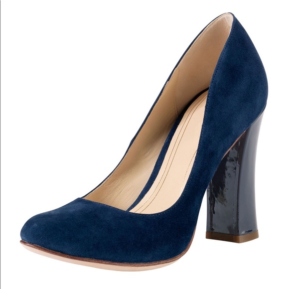 cole haan blue pumps